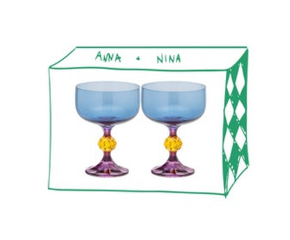 Anna + Nina - Bliss Cocktail Glazen Set van 2 - RUBY Conceptstore 