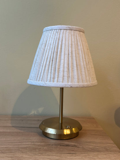 Saint-Honoré – Oplaadbare tafellamp met linnen kap