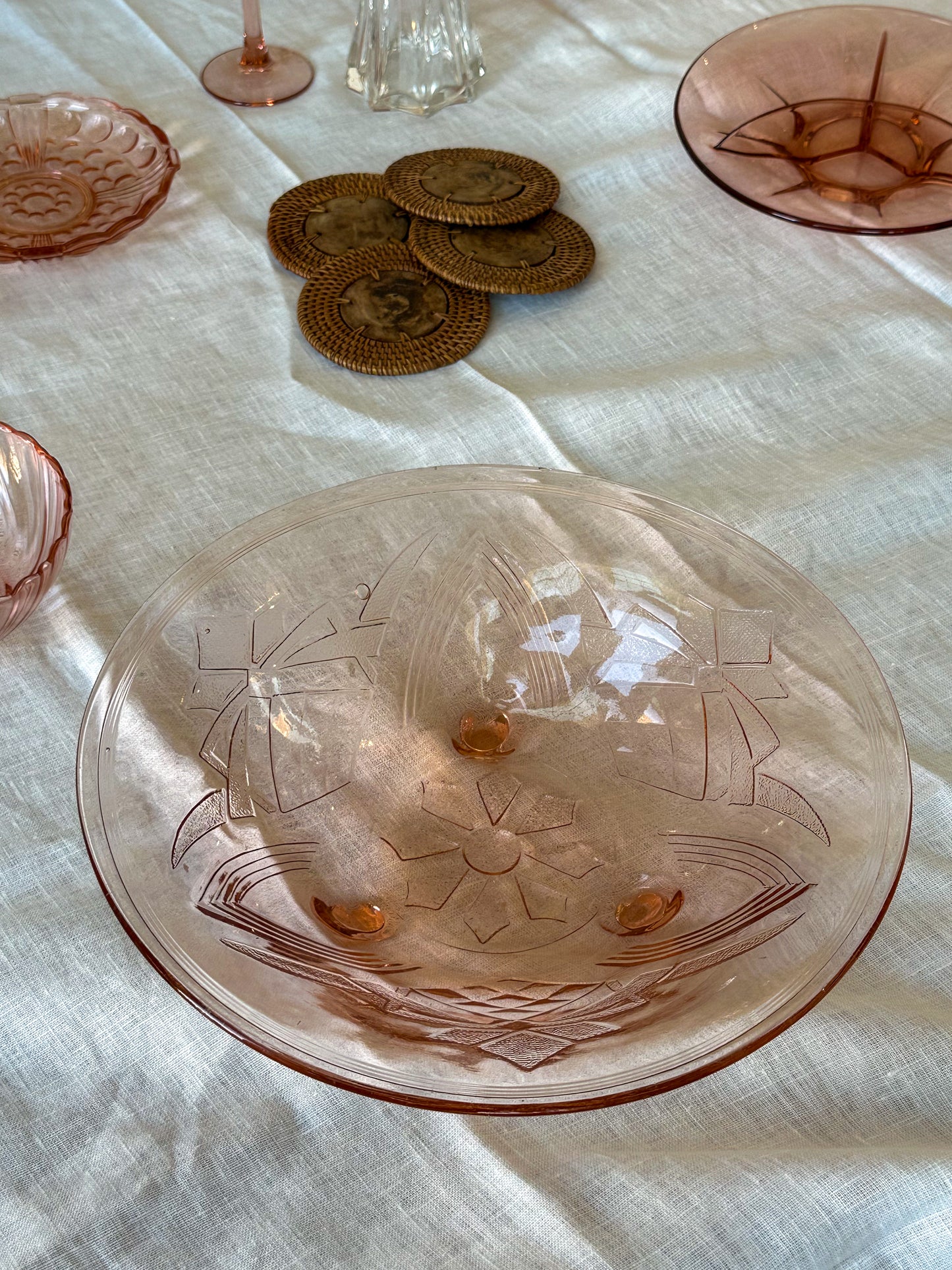 Vintage Rosaline Footed bowl - Ruby Conceptstore 
