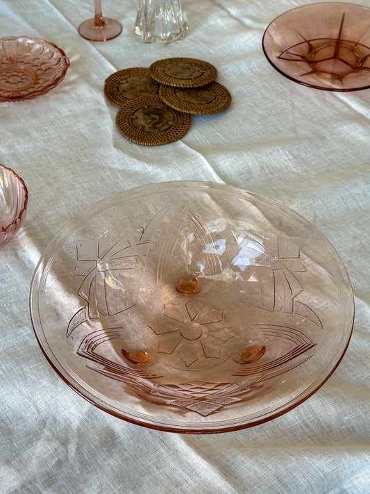 Vintage Rosaline Footed bowl - Ruby Conceptstore 