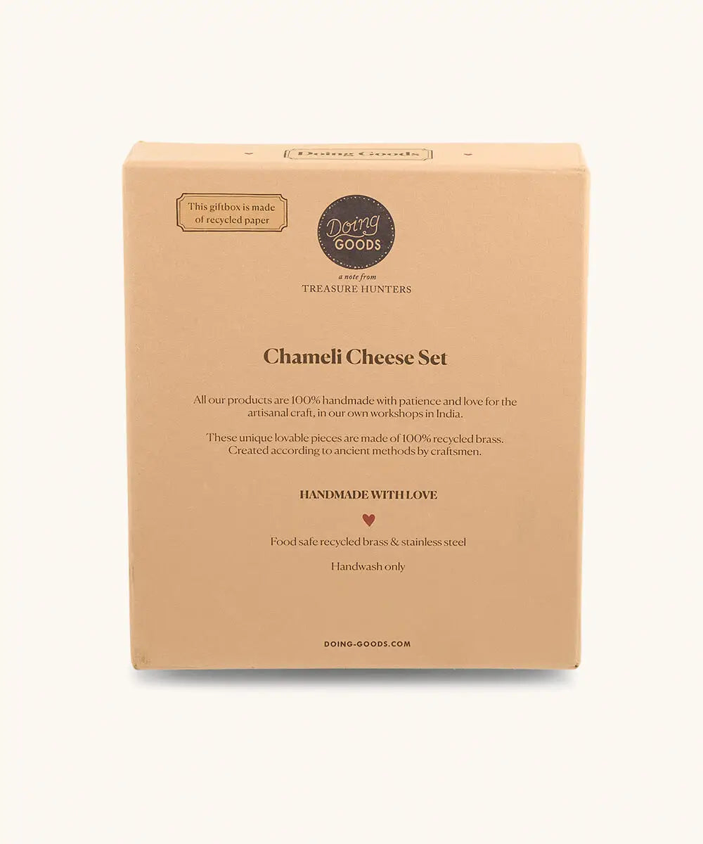 Doing Goods - Chameli Kaas Mesjes Set (in cadeaubox)