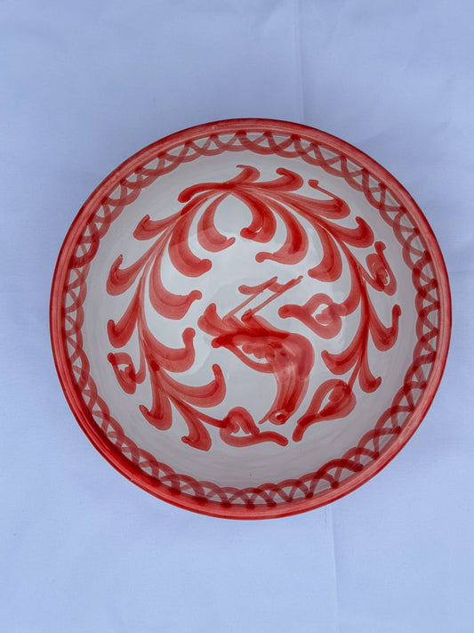 Spaanse bowl 15cm Granada Coral | Rubia Cerámica