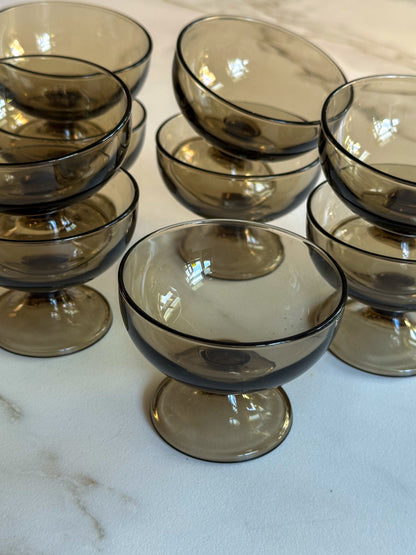 Vintage Coupe Glas – Rookglas – Arcoroc Frankrijk