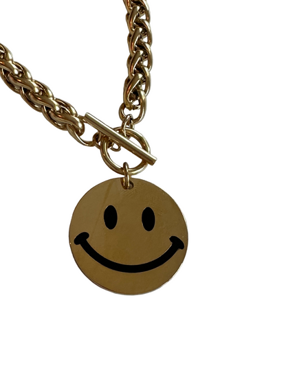 SMILEY NECKLACE GOLD