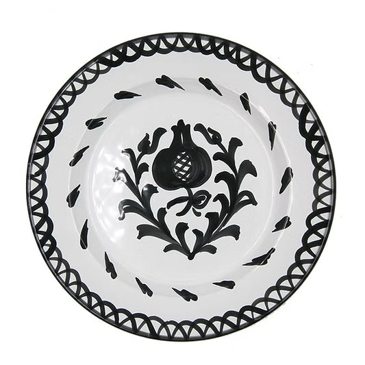 Bord 20 cm Granada zwart | Rubia Cerámica