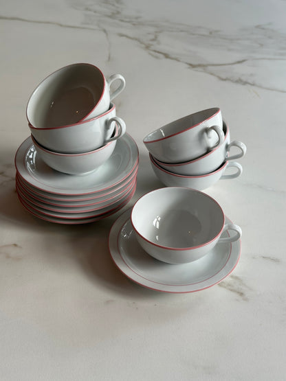 Vintage Seltmann Weiden Theeservies Roze – W. Germany