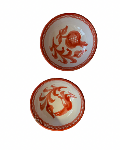 Tapasschaaltje 10 cm Granada Coral | Rubia Cerámica