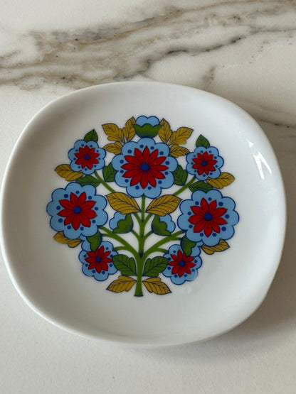 Vintage Bavaria schaaltjes bloemen – retro schaaltjes 11 cm (set van 3) - Ruby Conceptstore 