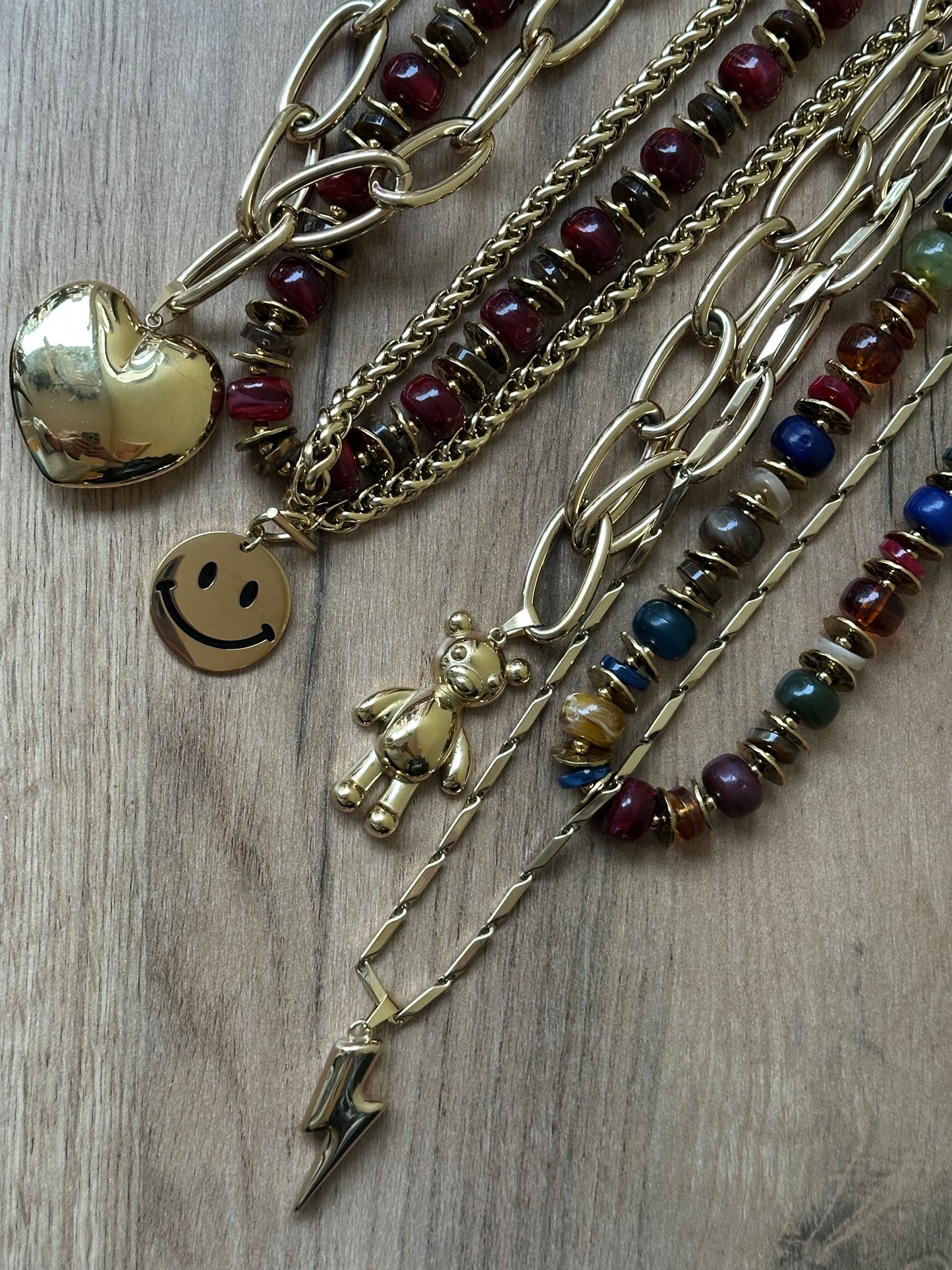 SMILEY NECKLACE GOLD