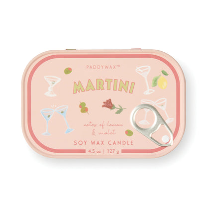 Paddywax geurkaars blik Martini