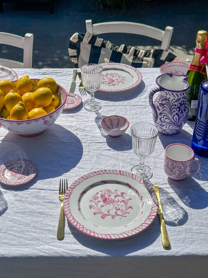 Spaanse Serveerschaal 27 cm Granada Roze | Rubia Cerámica