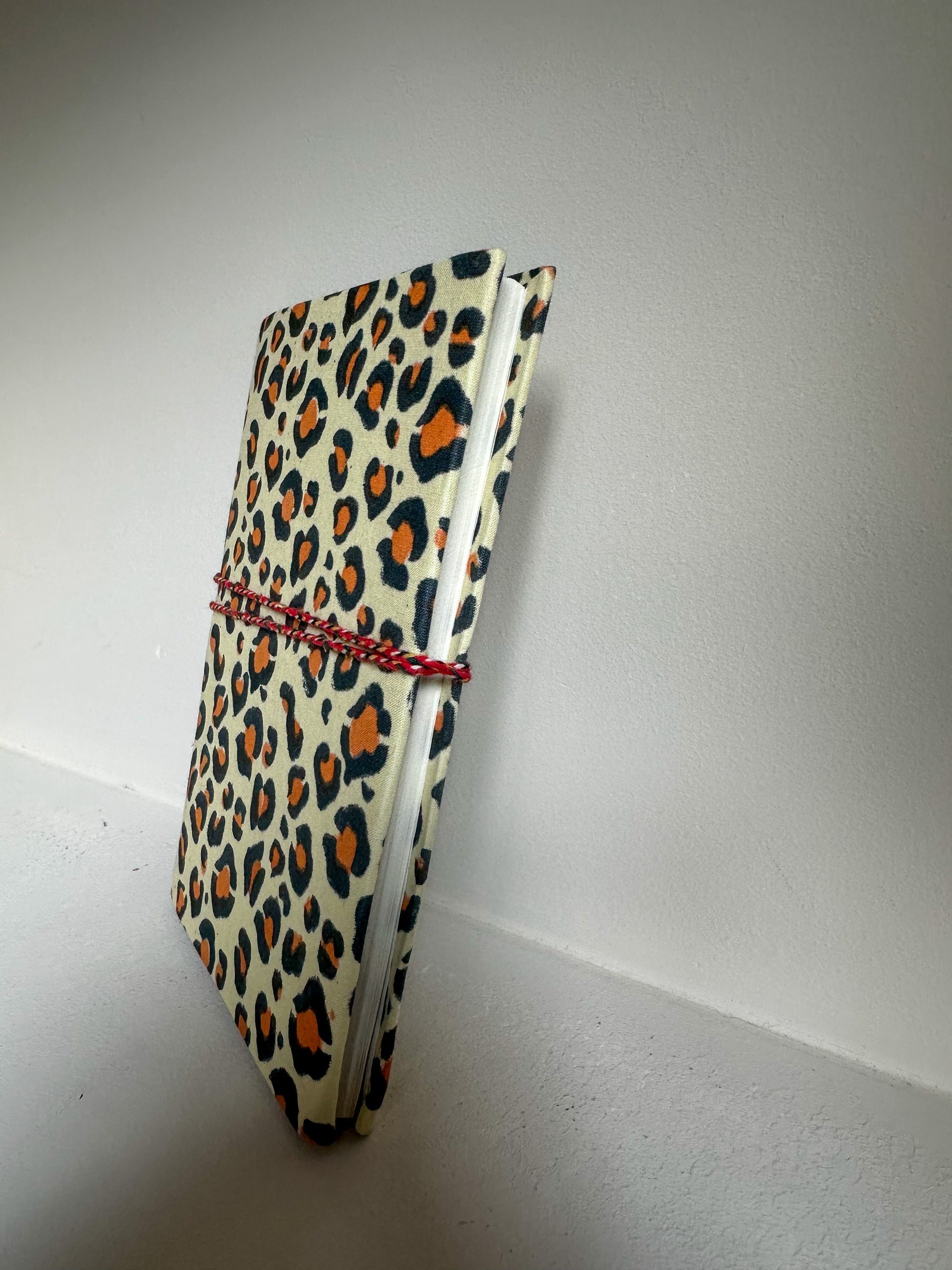 Notitieboekje blockprint Leopard