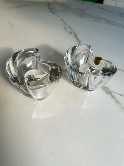 Vintage kristallen waxinelichthouder Amalfi – 24% loodkristal – Italië - Ruby Conceptstore 