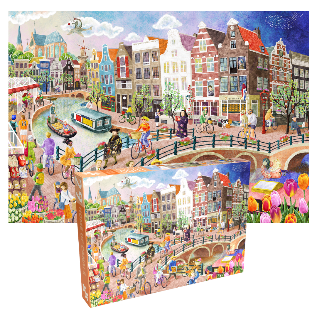 Pre order - puzzel GRACHTEN 1000 stukjes