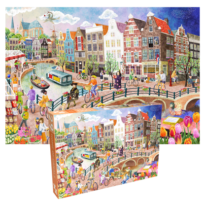 Pre order - puzzel GRACHTEN 1000 stukjes