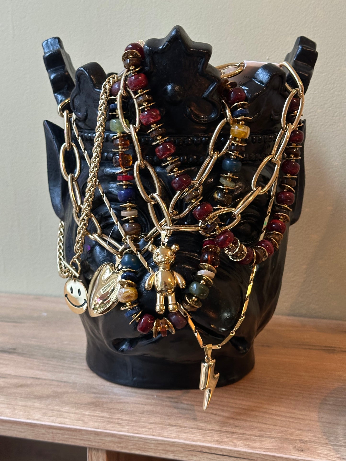 SMILEY NECKLACE GOLD