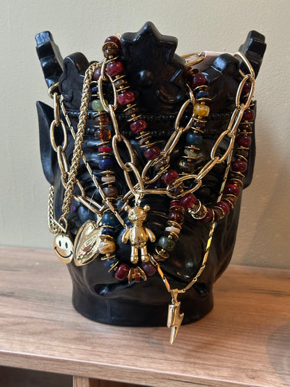 SMILEY NECKLACE GOLD