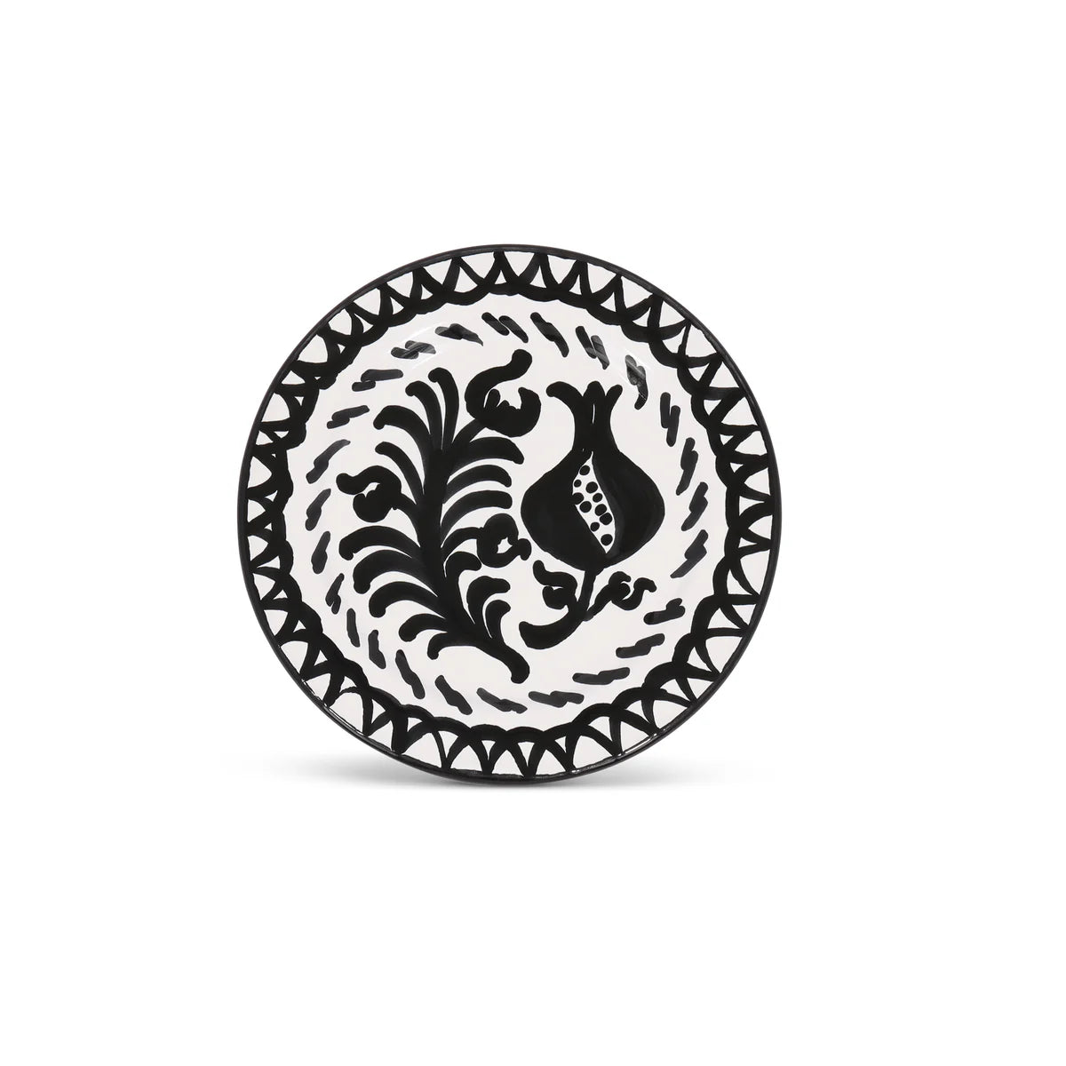 Sideplate Granada Zwart | Rubia Cerámica