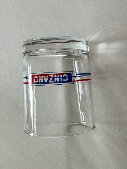 Vintage Cinzano Tumblers – Set van 4 Italiaanse Cocktailglazen Jaren 70 - Ruby Conceptstore 