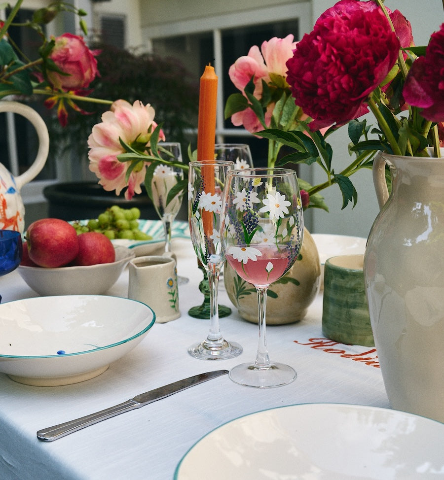 Anna + Nina - Springtime Toast Champagne Flute Set of 2 - Ruby Conceptstore 