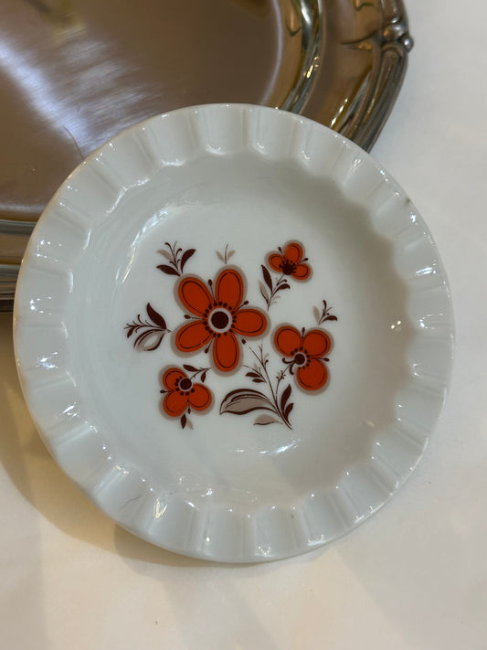 Vintage small Flower Dish – Orange Bloom (Bavaria) - Ruby Conceptstore 
