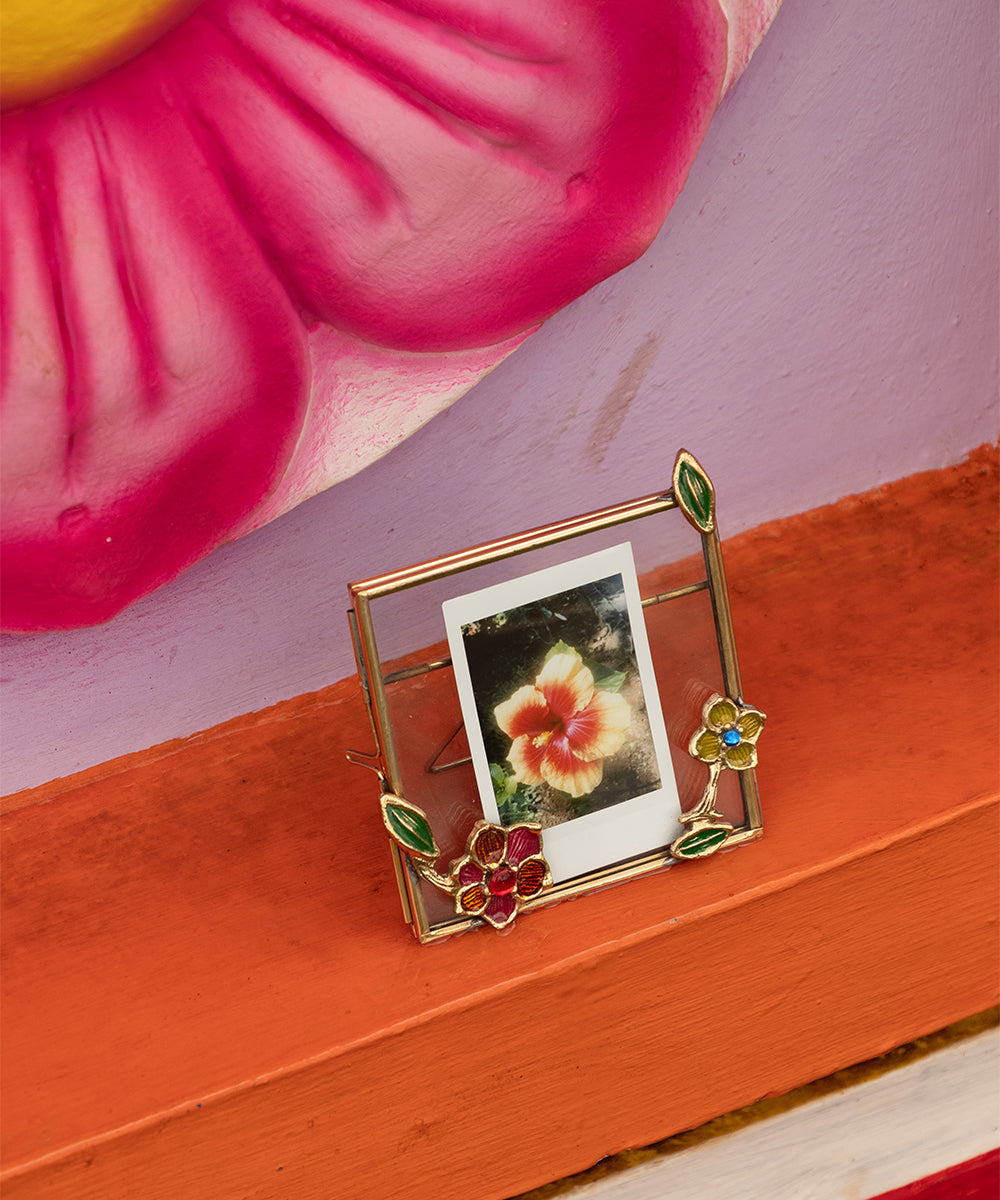 Doing Goods Cameron Flowers Polaroid Frame – fotolijstje met bloemen - Ruby Conceptstore 
