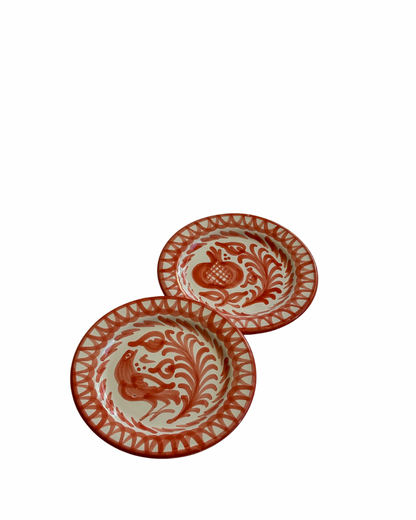 Sideplate Granada Coral | Rubia Cerámica