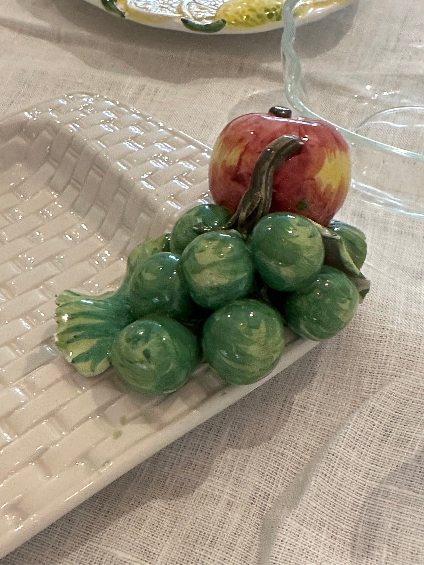 Vintage Fruit Serving Plate | Italian Ceramic - Ruby Conceptstore 