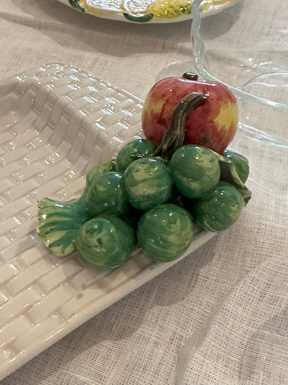 Vintage Fruit Serving Plate | Italian Ceramic - Ruby Conceptstore 
