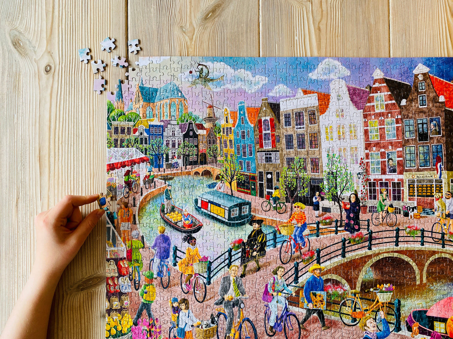 Pre order - puzzel GRACHTEN 1000 stukjes