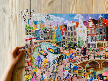 Pre order - puzzel GRACHTEN 1000 stukjes
