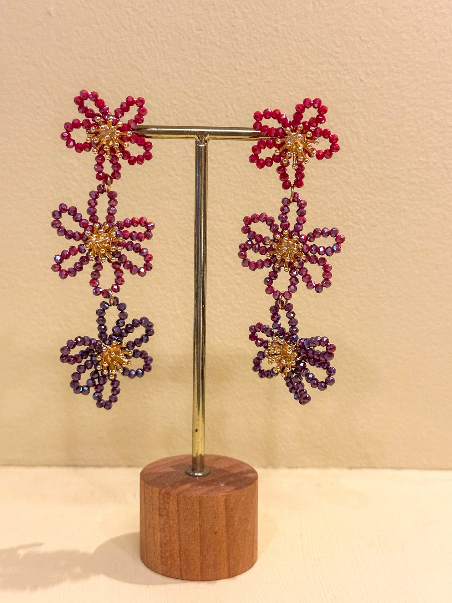 Oorbellen bloem feest