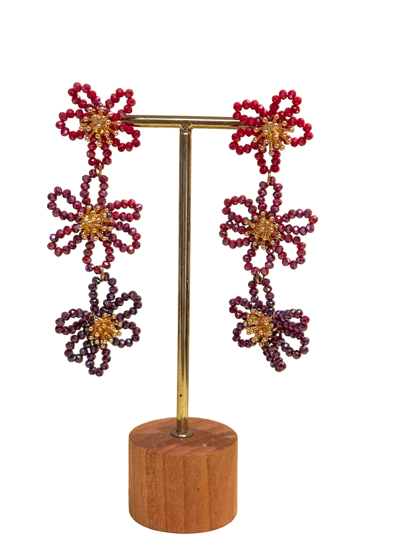 Oorbellen bloem feest