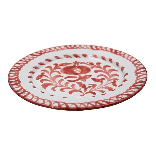 Bord 20 cm Granada Coral | Rubia Cerámica