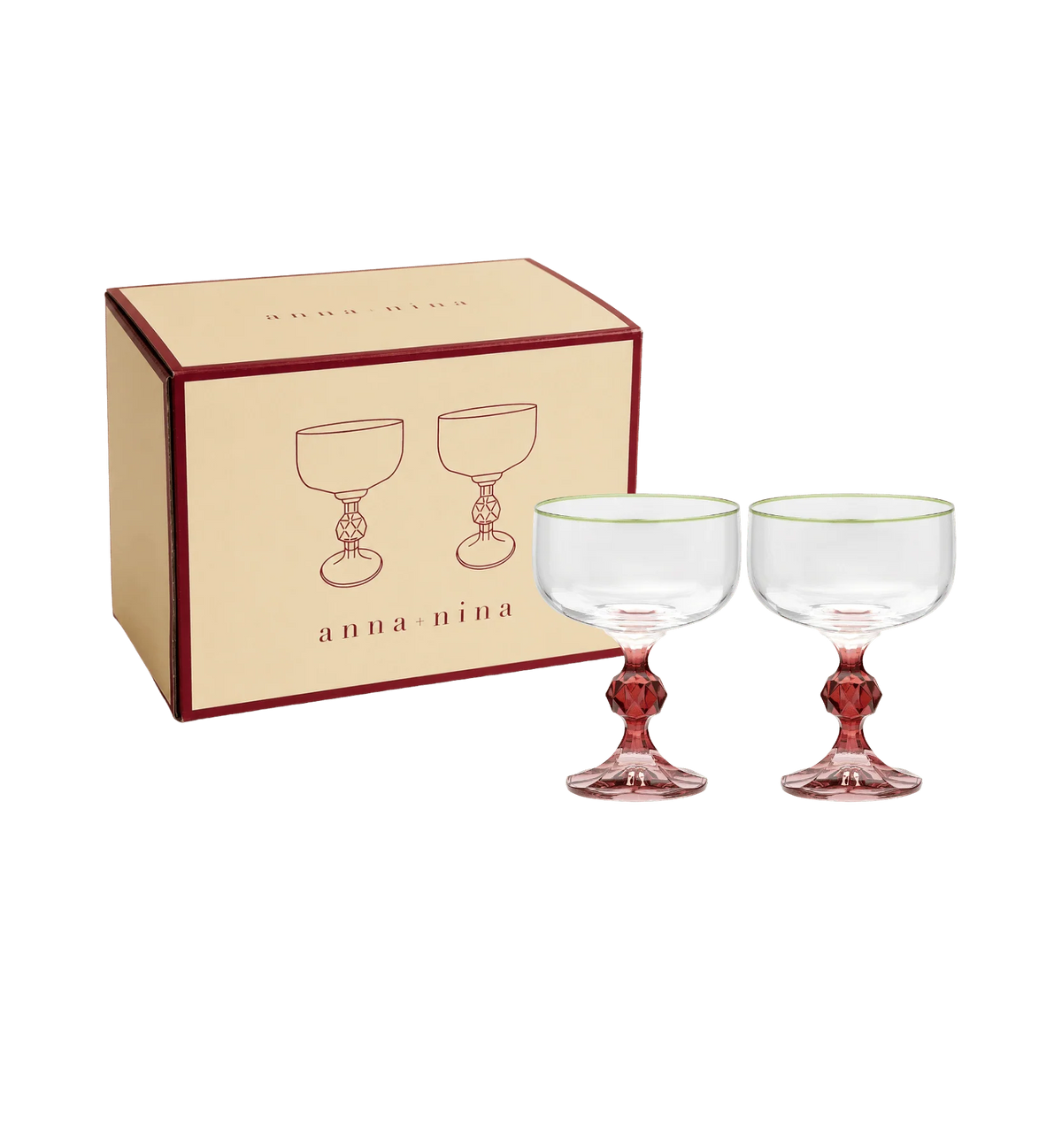 Anna + Nina - Harper Cocktail Glass Set of 2