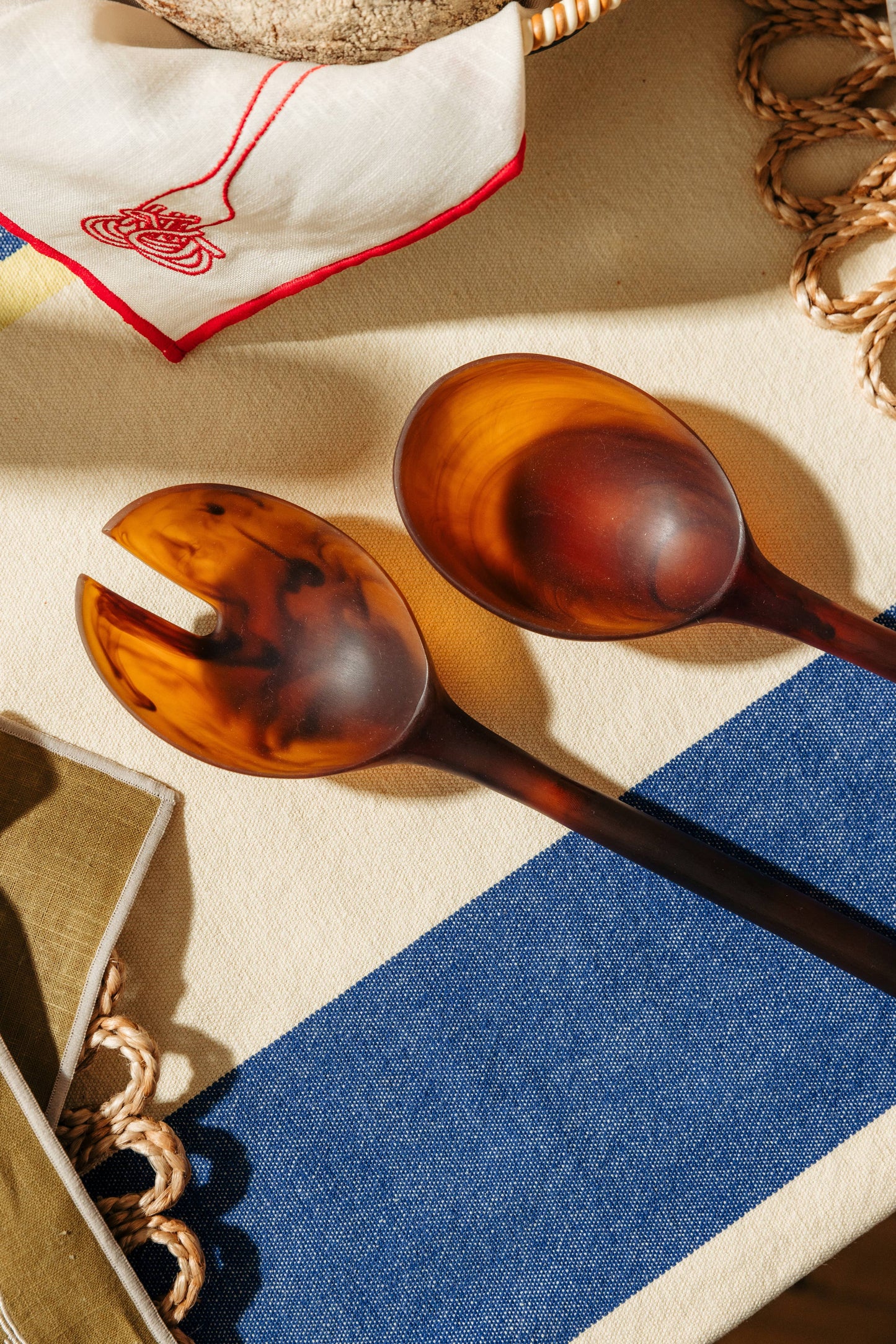 NIEUWE Saladeservers - Amber Set - Ruby Conceptstore 