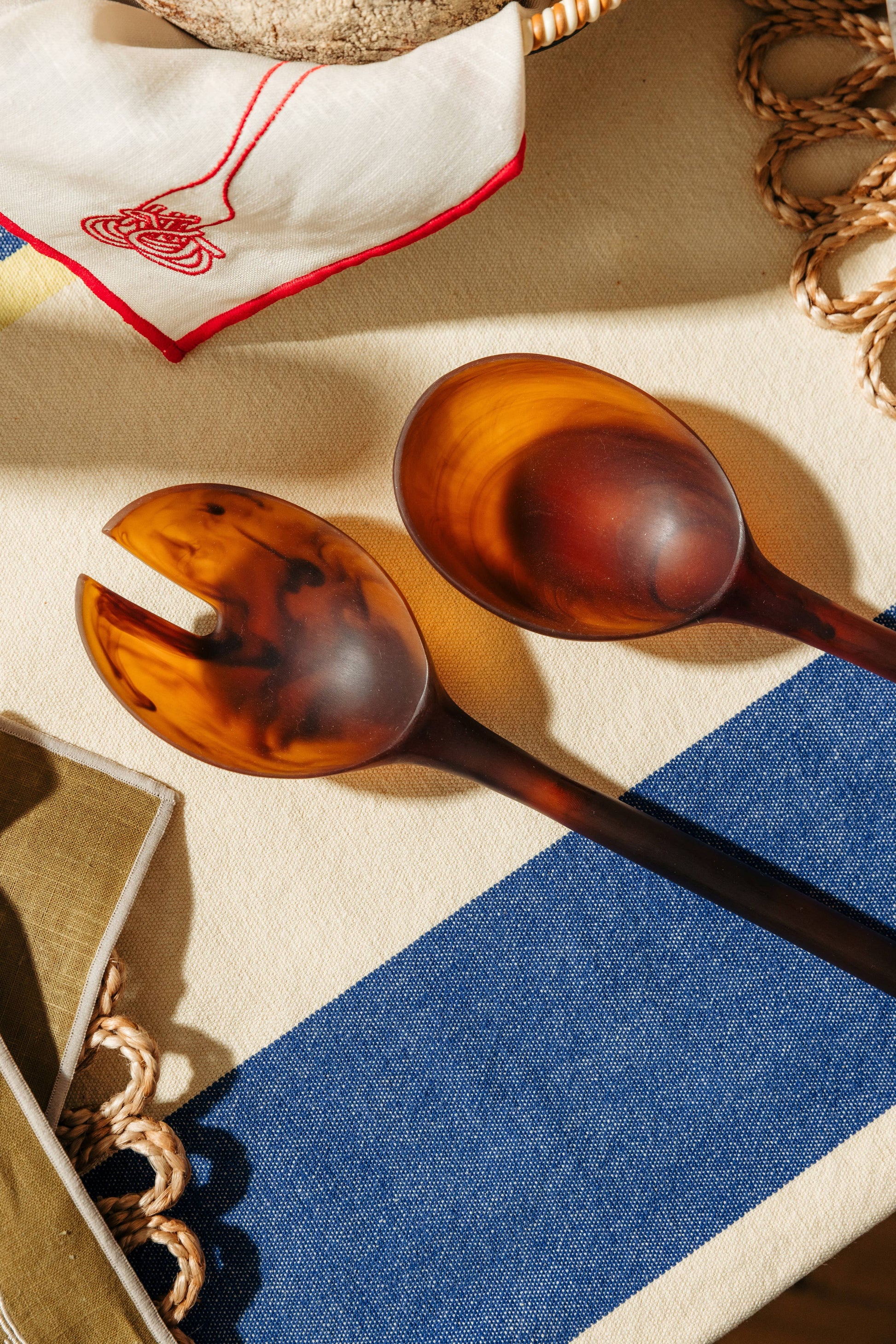 NIEUWE Saladeservers - Amber Set - Ruby Conceptstore 