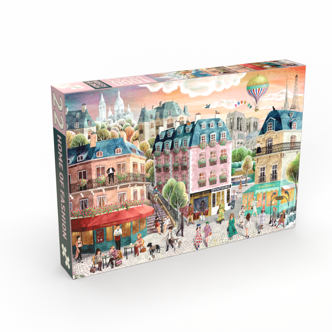 Pre order - Puzzel HOME OF FASHION Parijs 1000 stukjes