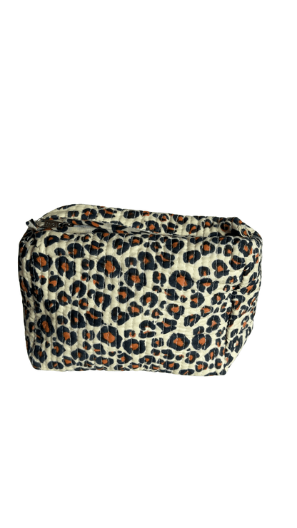 Pouch blockprint Leopard