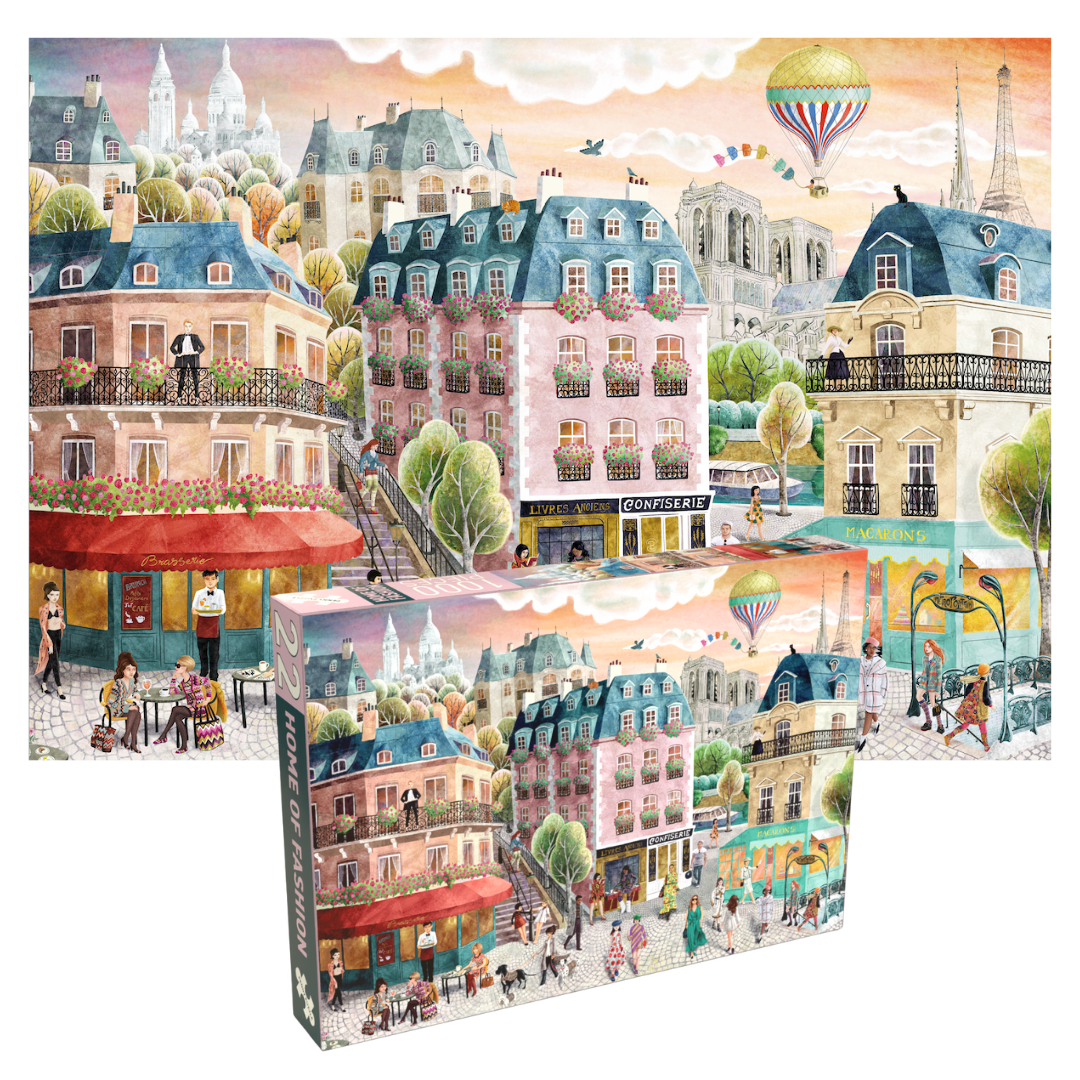 Pre order - Puzzel HOME OF FASHION Parijs 1000 stukjes