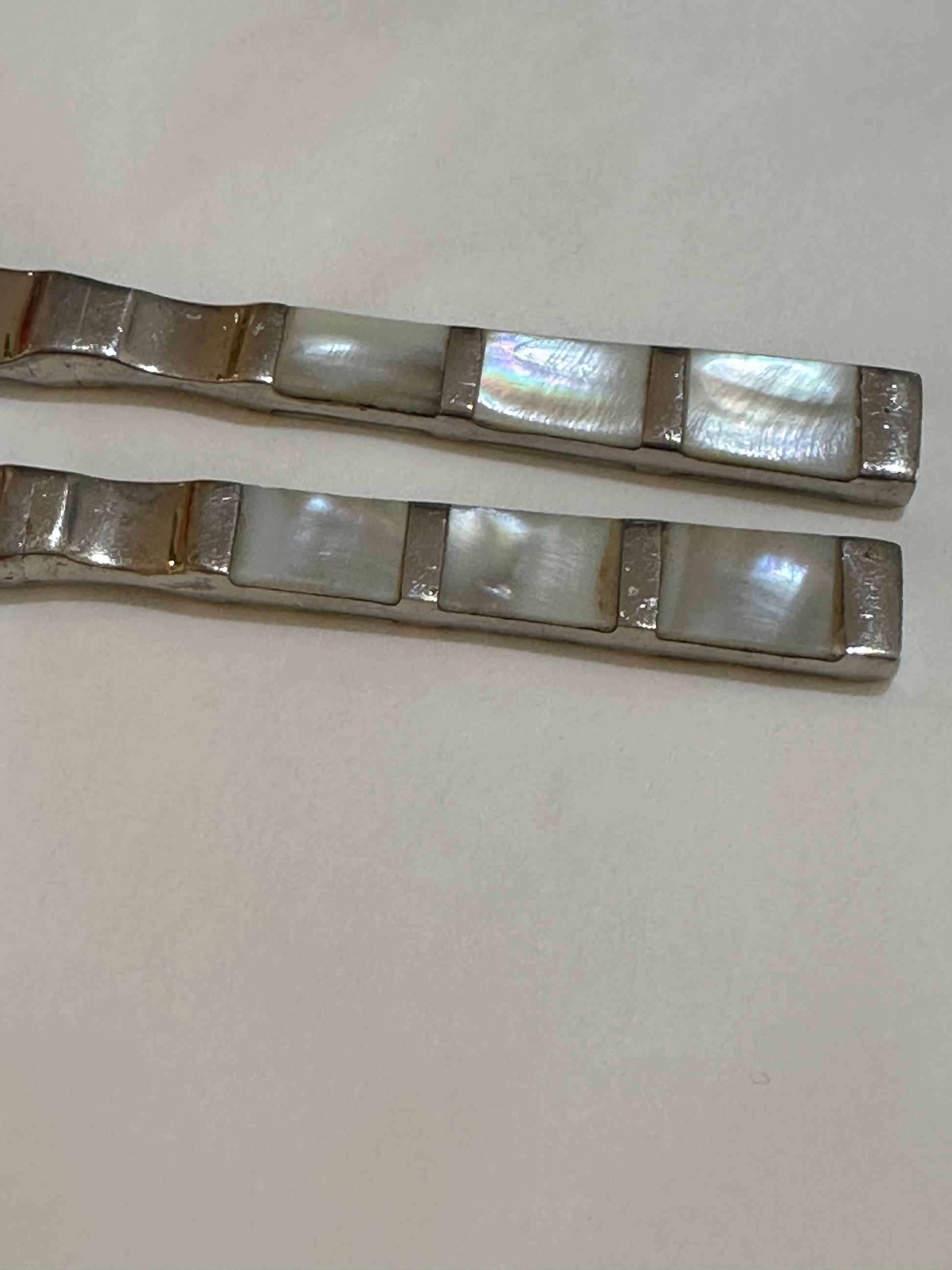 Set van 2 vintage parelmoer smeermessen – luxe botermesjes - Ruby Conceptstore 
