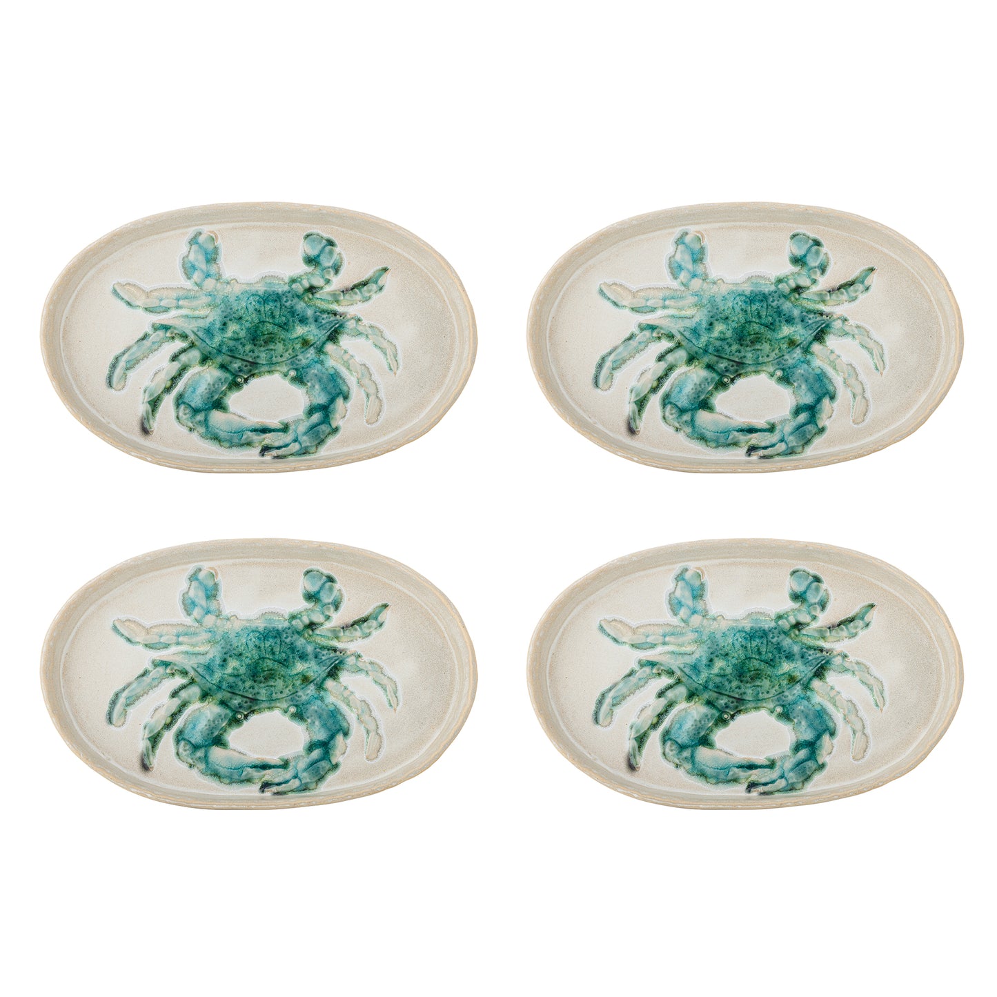 Hadden Plate – Bord met groene krab