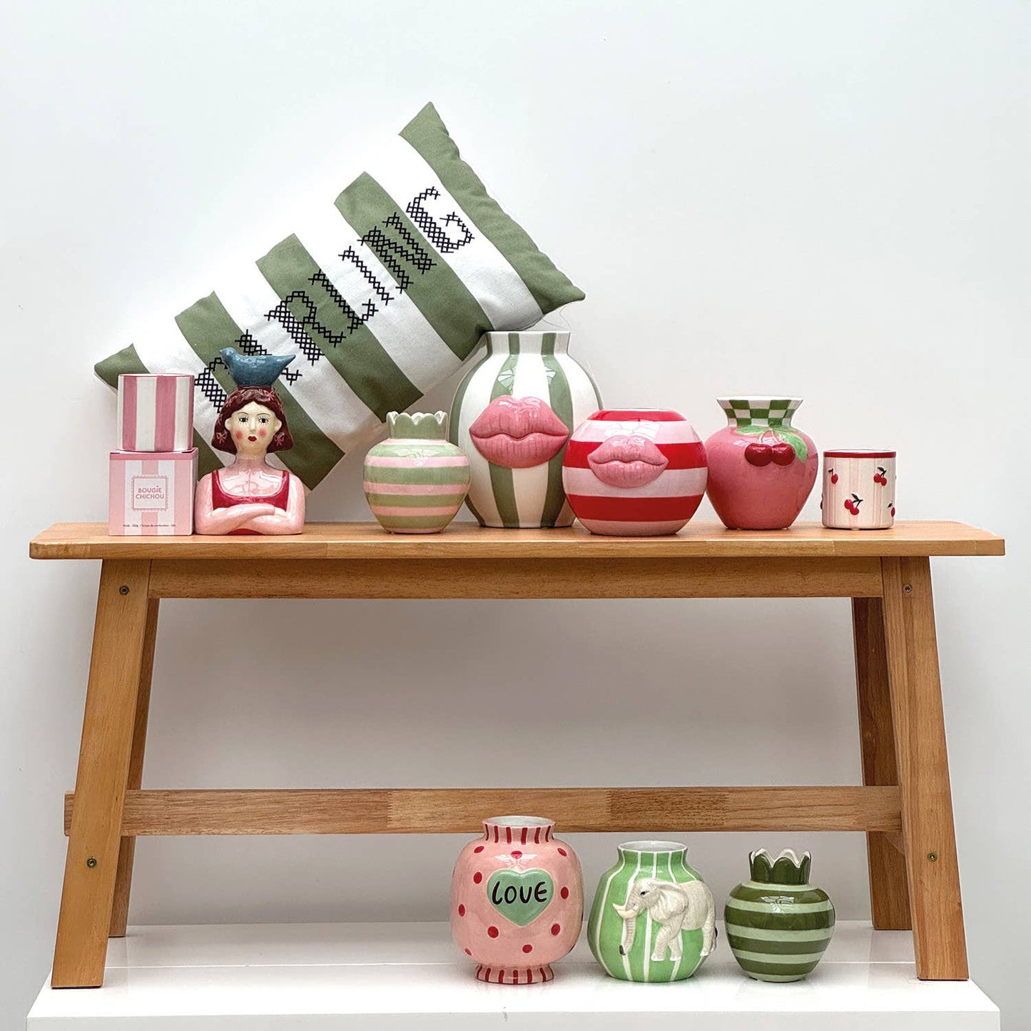 Aardewerk olifant vaas