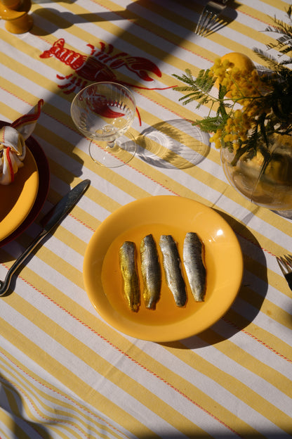 Maison Dinette - Tafelkleed Kreeft Magritte Yellow 300 cm