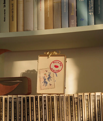 Jenna Leopard Frame Large – handgemaakte fotolijst met leopard print van Doing Goods - Ruby Conceptstore 