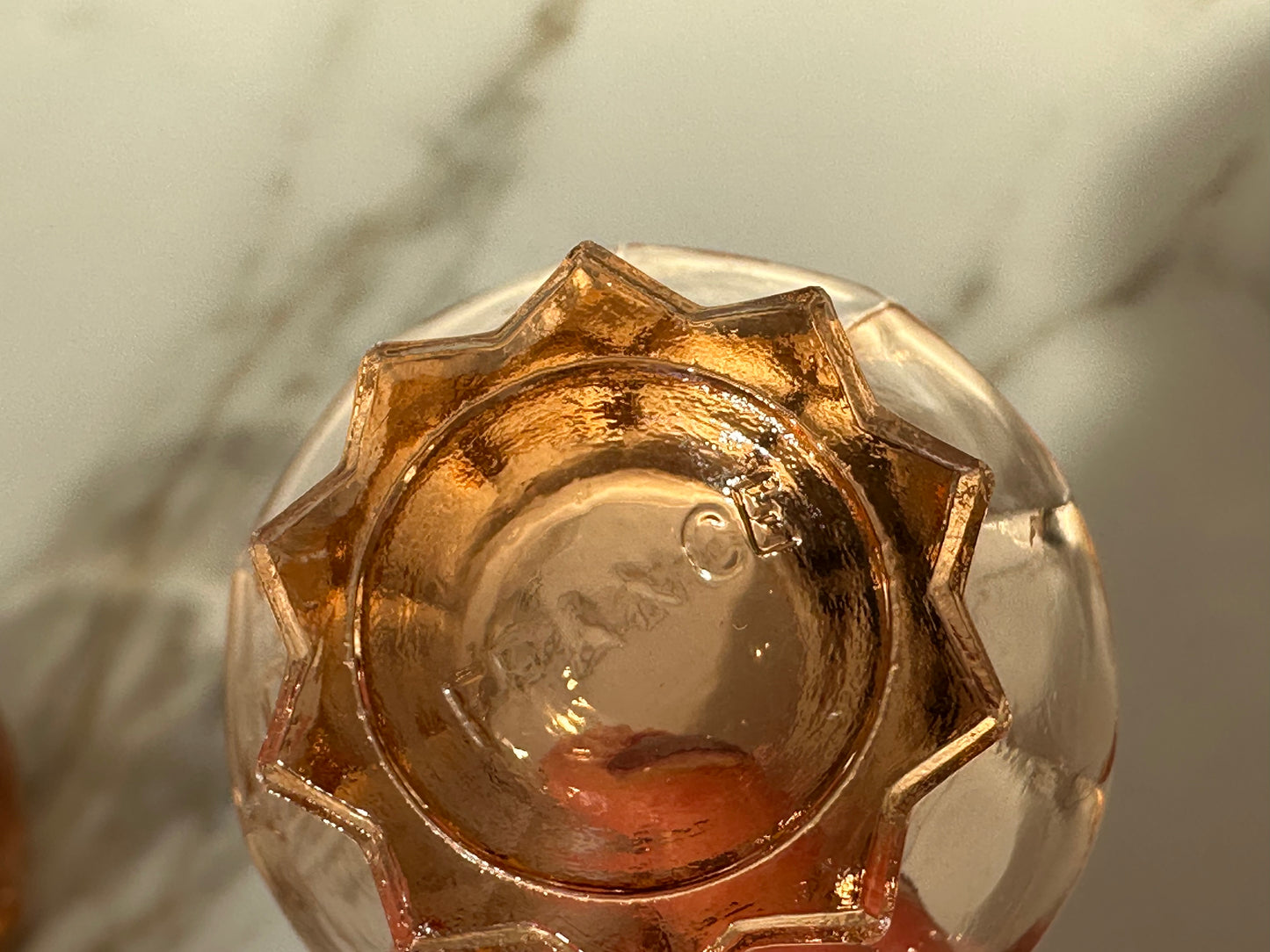 Vintage amber shotglaasjes – set van 6 - Ruby Conceptstore 