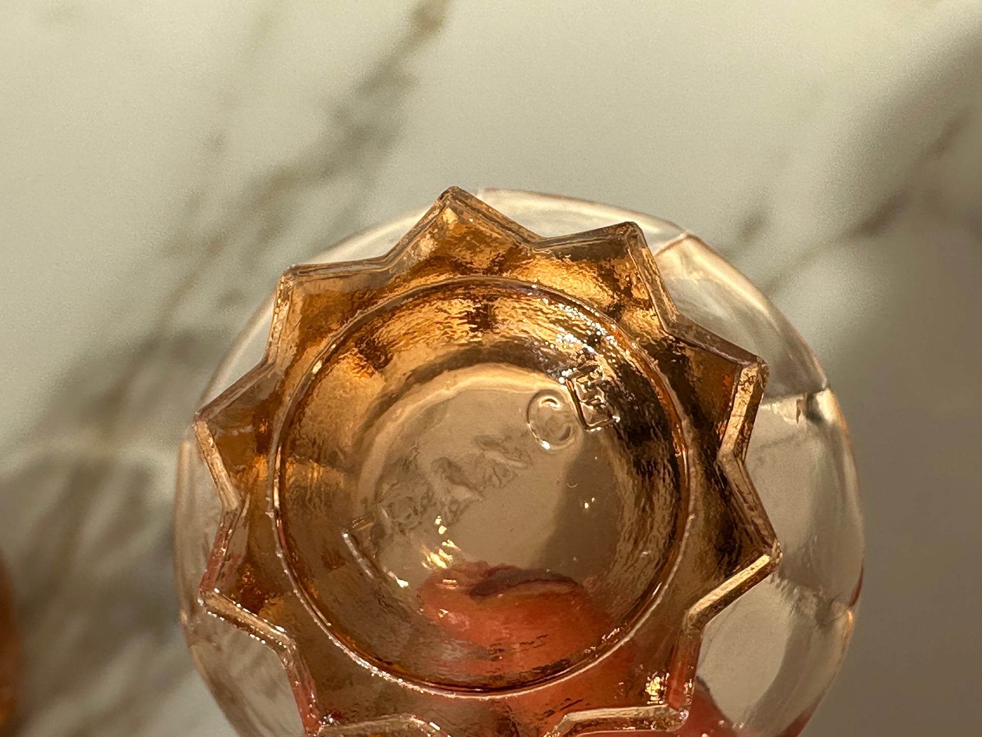 Vintage amber shotglaasjes – set van 6 - Ruby Conceptstore 