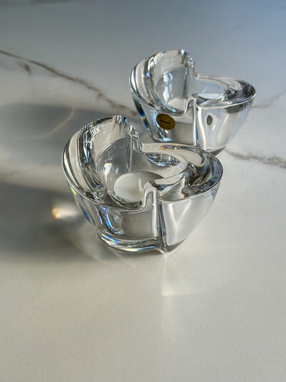 Vintage kristallen waxinelichthouder Amalfi – 24% loodkristal – Italië - Ruby Conceptstore 
