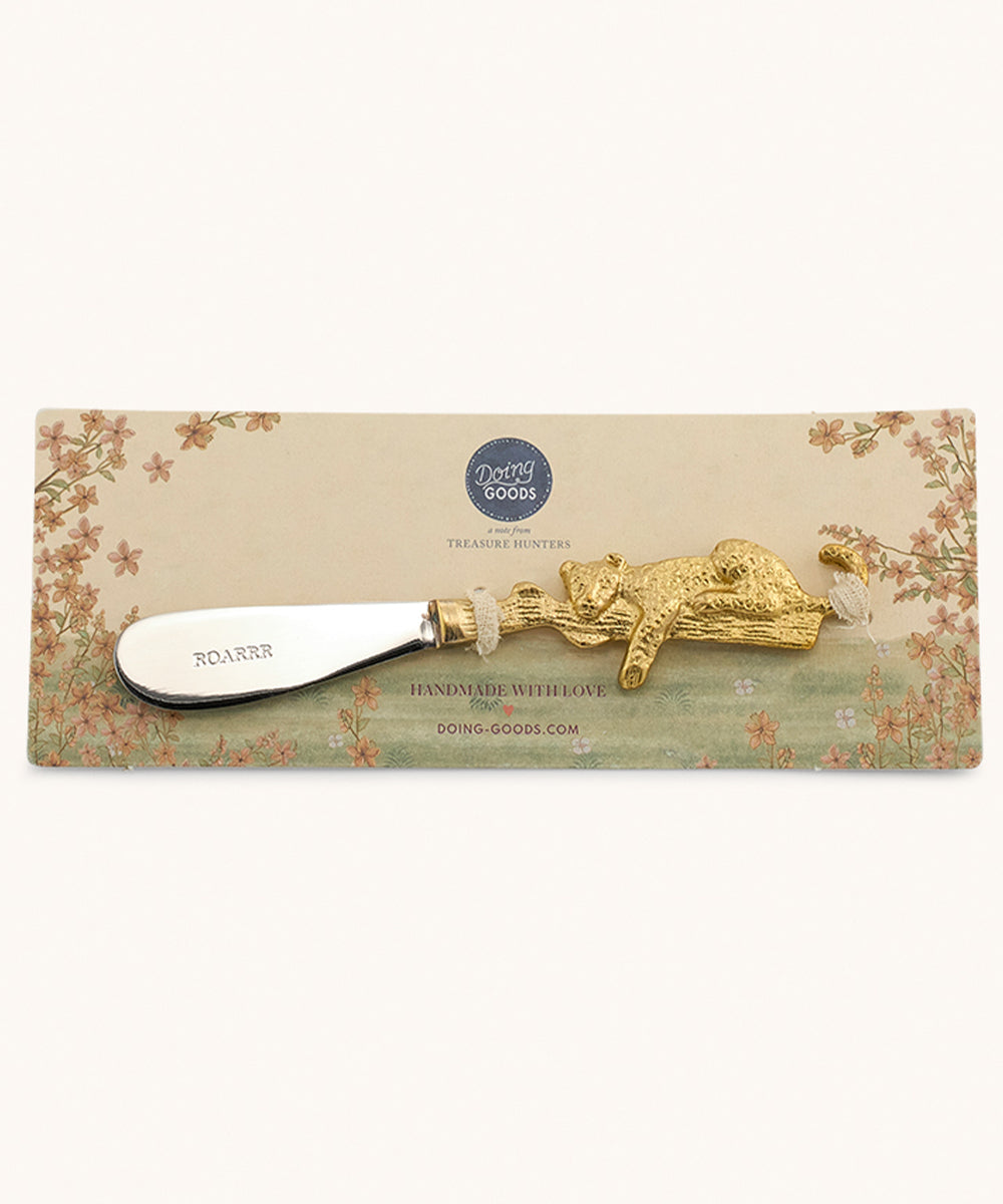Doing goods - Botermes Jenna Leopard Butter Knife - Ruby Conceptstore 