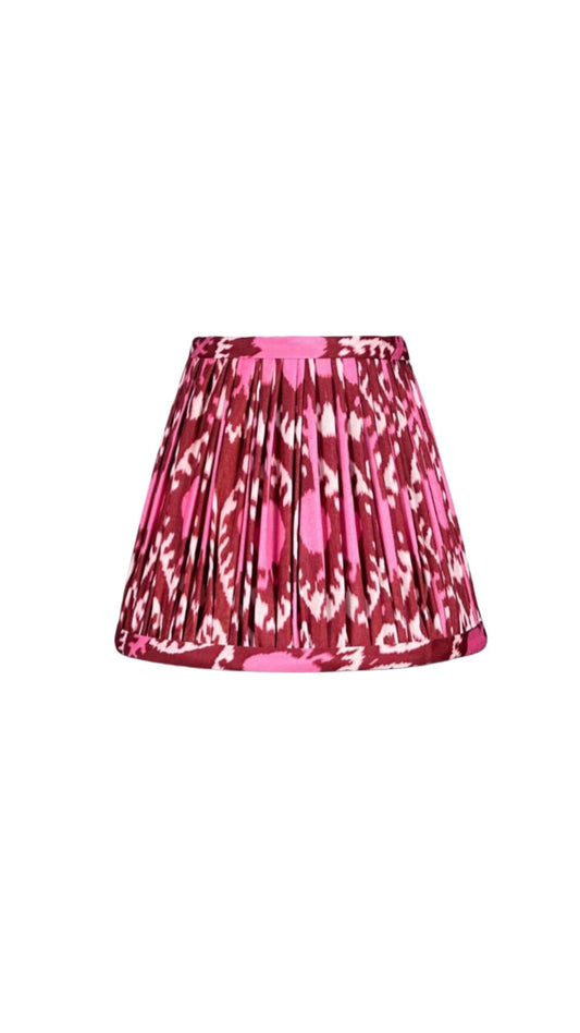 Coco – Roze-rode ikat lampenkap (los verkrijgbaar)